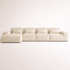 Stratus Modern Boneless Couch in Modular Sectional Design