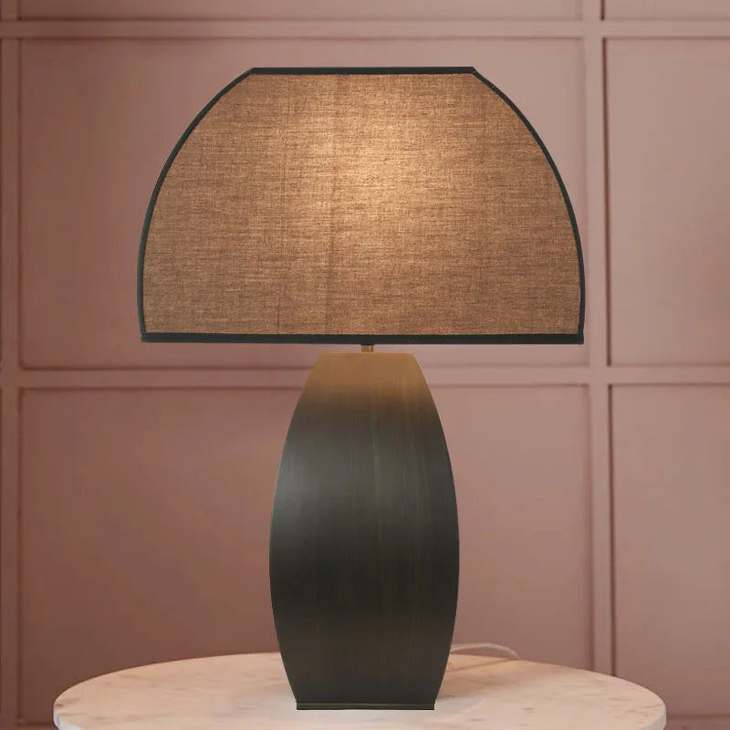 The Frame Iron and Glass Table Lamp