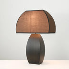 The Frame Iron and Glass Table Lamp