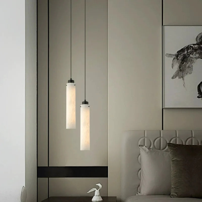 The Stone Marble and Gold Pendant Light