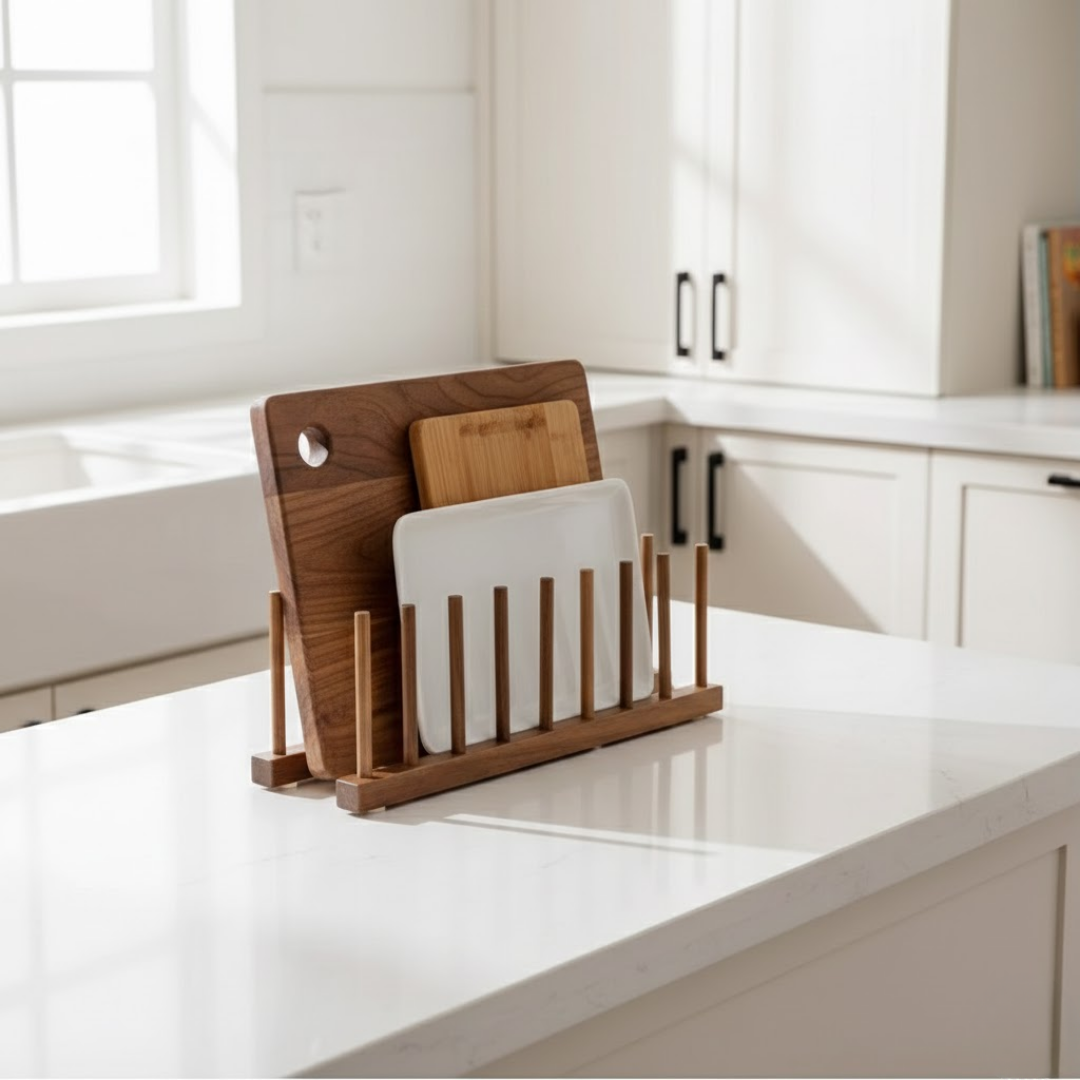 Tokyo Acacia Wood Storage Rack