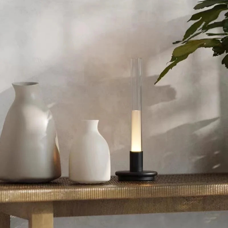 Touch Dimmer LED Glass Table Lamp