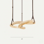 Valencia Spanish Alabaster Chandelier 40"