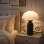 Vicenza Postmodern Luxury Marble & Glass Table Lamp