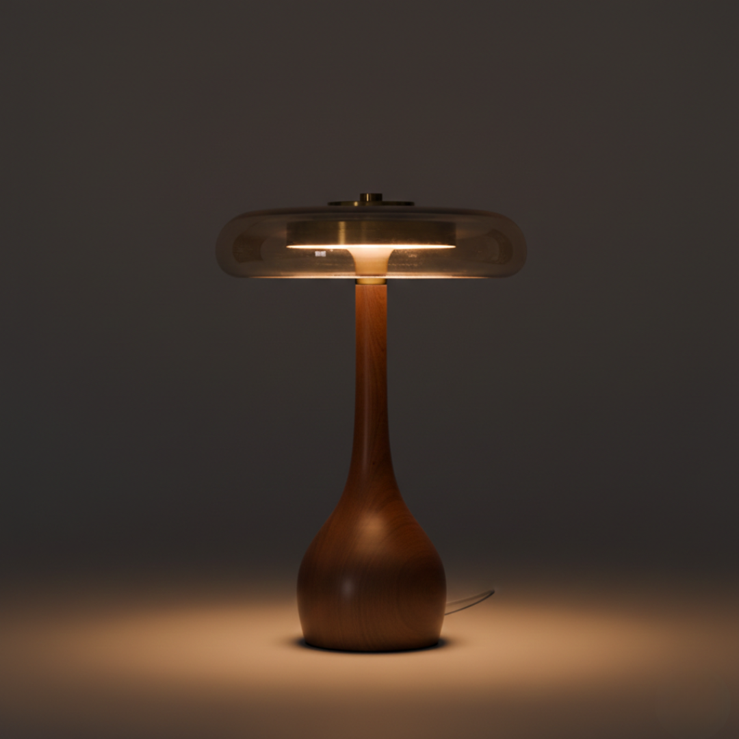 Vintage French Bedside Table Lamp