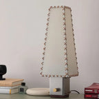Wabi Stainless Steel and Parchment Table Lamp