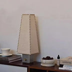 Wabi Stainless Steel and Parchment Table Lamp