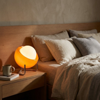Weimar Bauhaus Glass Globe Table Lamp