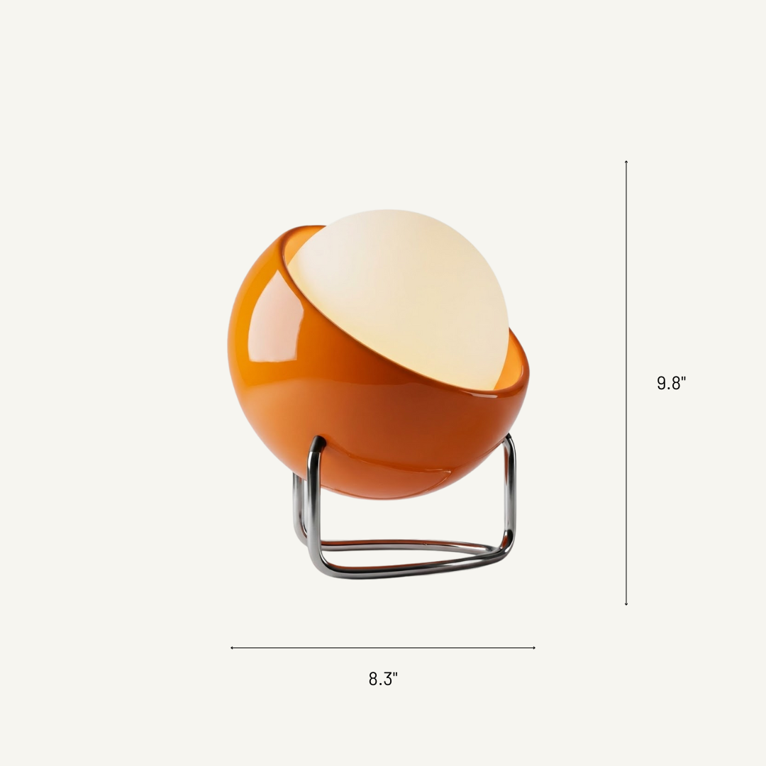 Weimar Bauhaus Glass Globe Table Lamp