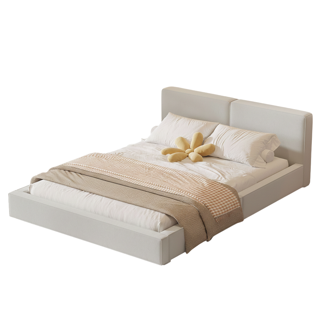 Paris Modern Adjustable Upholstered Platform Bed with Storage